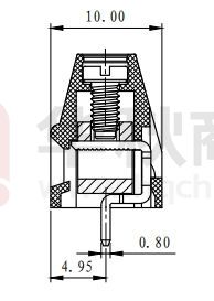 LG128V-5.08-2P-140-00A(M3孔）