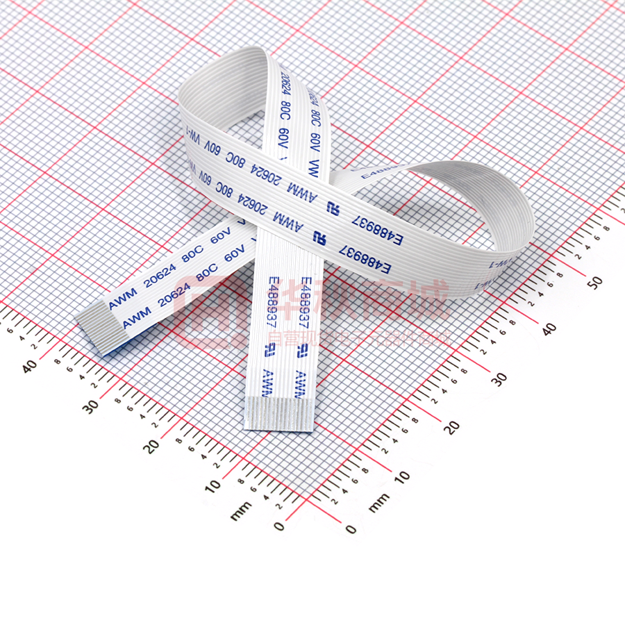 FFC连接线 16P 间距0.5mm长20CM 同向