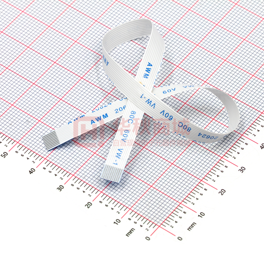 FFC连接线 10P 间距0.5mm长20CM 同向
