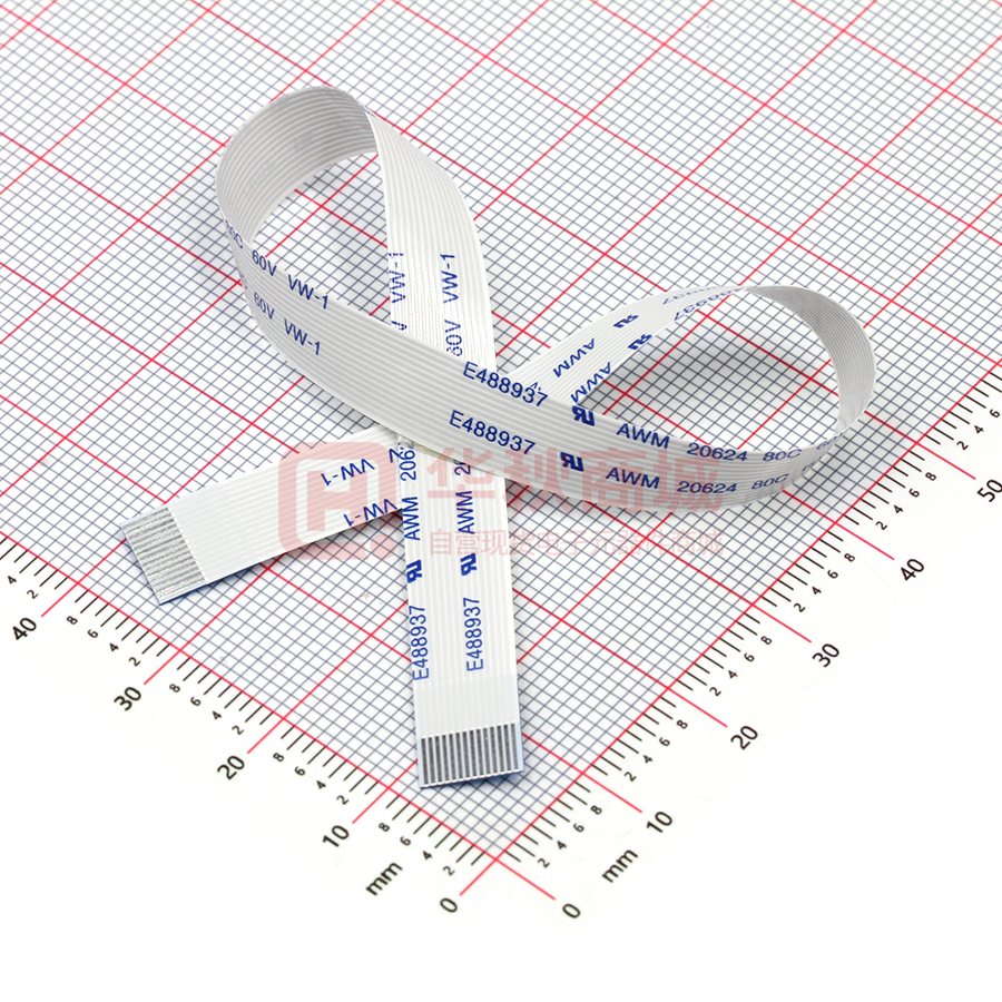 FFC连接线 14P 间距0.5mm长20CM 同向