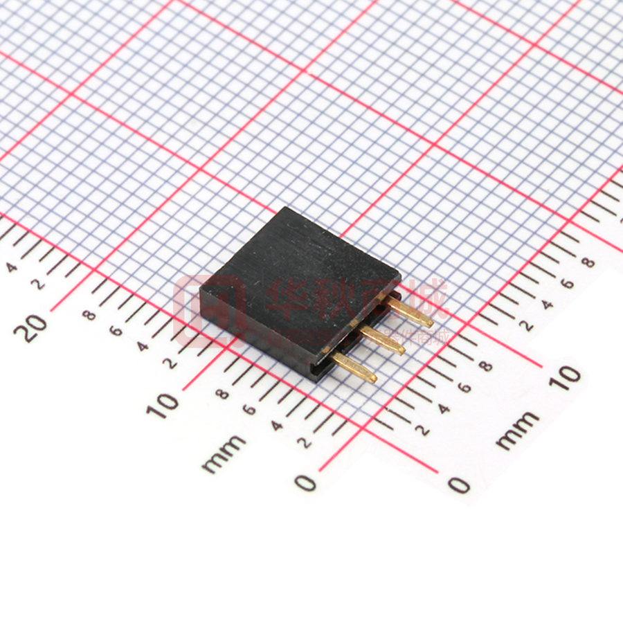 2.54-1*3P排母环保镀金