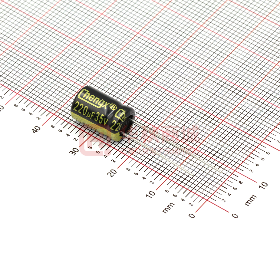 220uF 35V 黑高频 8*12