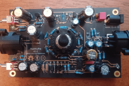 高品质 DIY 麦克风前置放大器