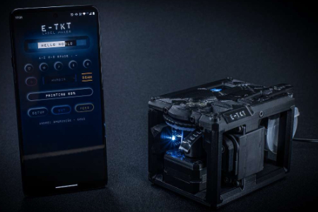 E-TKT 开源复古压纹标签制作器