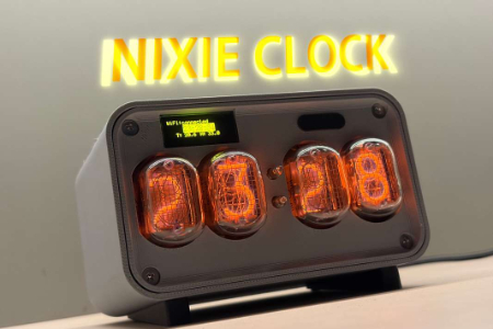 复古桌面辉光管时钟