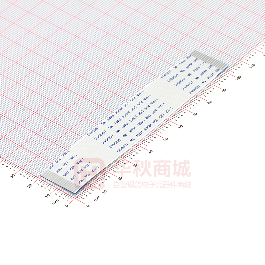 FFC连接线 18P 间距1.0mm长10CM 同向