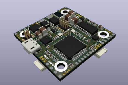 OpenDrone F405: 26×26 一体化 AIO 飞控电调开源硬件封面