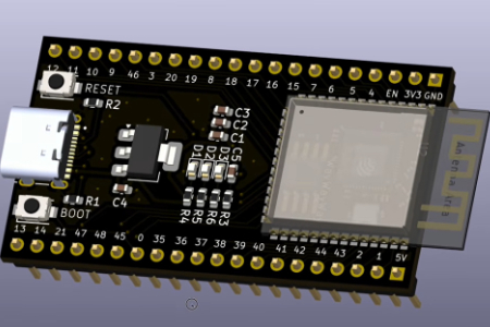 Basic‑ESP32‑S3‑Dev‑Board：极简 ESP32‑S3 最小系统开发板封面