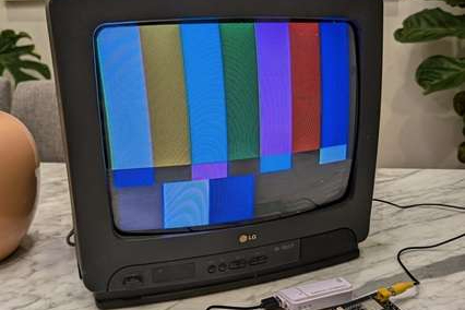 基于 ESP32 的 PAL/NTSC 复合视频测试图案发生器封面