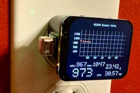 极简插墙式室内 CO₂趋势检测仪封面