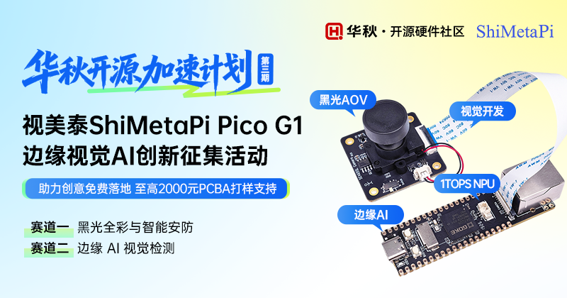 视美泰 Pico G1 边缘视觉AI 创新征集活动