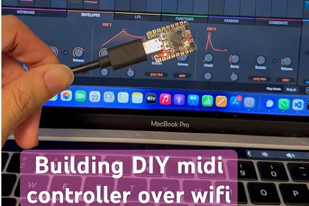 基于 ESP32-C3 与 Elixir 的 WiFi UDP MIDI 模块化控制器封面